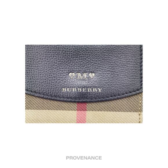 🔴 Burberry Trifold Snap Wallet - Nova Check Black - Picture 7 of 9
